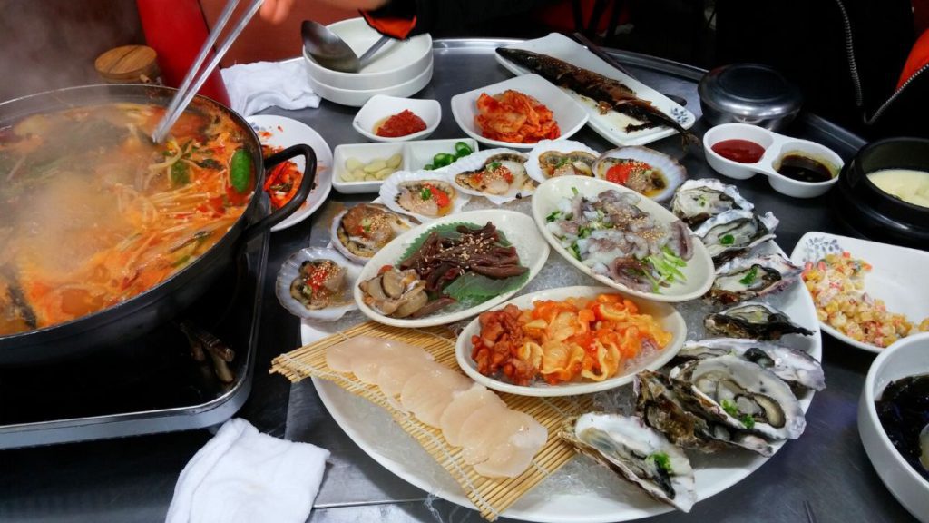 delicious food boryeong
