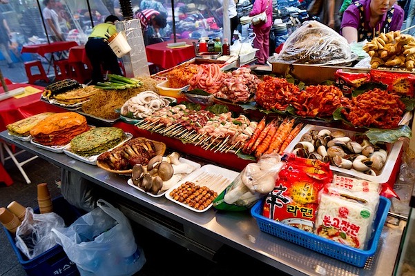 Namdaemun market Seoul street food
