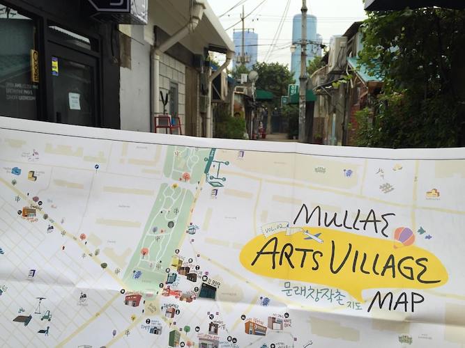 Mullae Art Village free murals and art