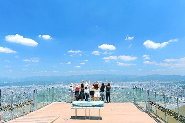 a view from Apsan Observatory