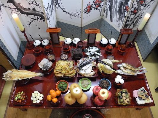 chuseok table