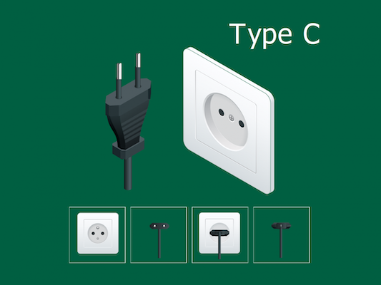 type c electric plug korea