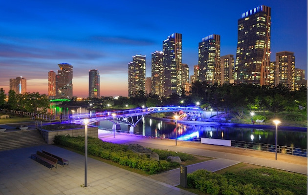 Songdo Central Park things to do Incheon