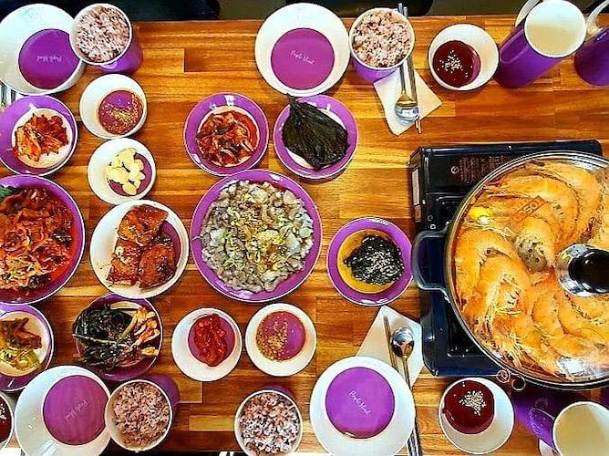 purple island Korea food