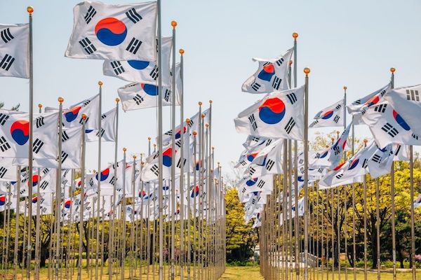 Taeguek Square independence movement day korea