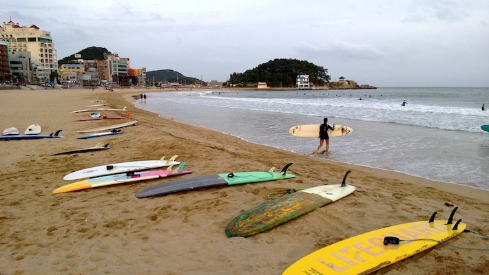 5. Songjeong Beach best busan beaches