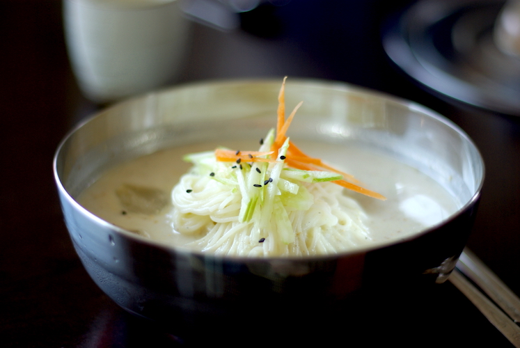 "File:Korean noodles-Kongguksu-01.jpg" by egg (Hong, Yun Seon) is licensed under CC BY 2.0 