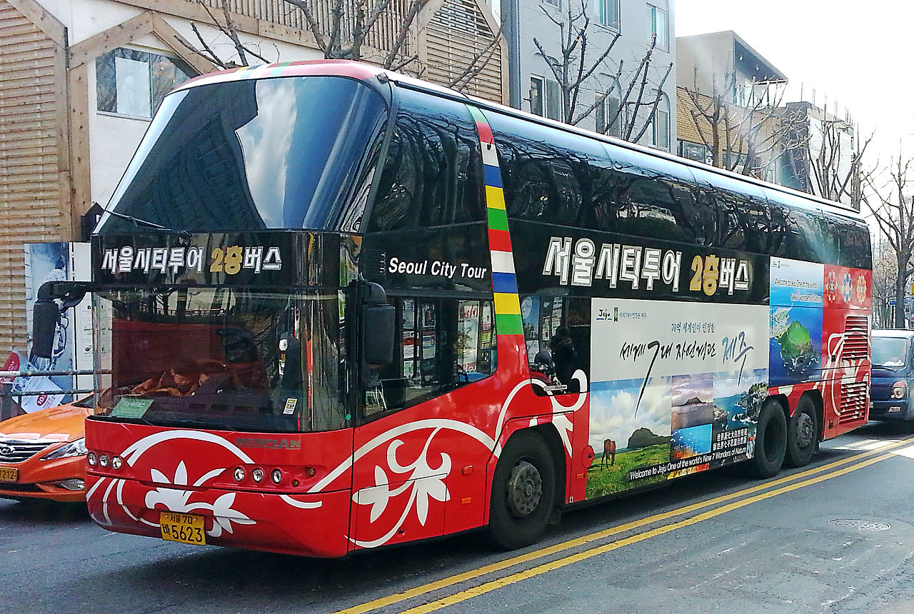 seoul city tour double decker bus