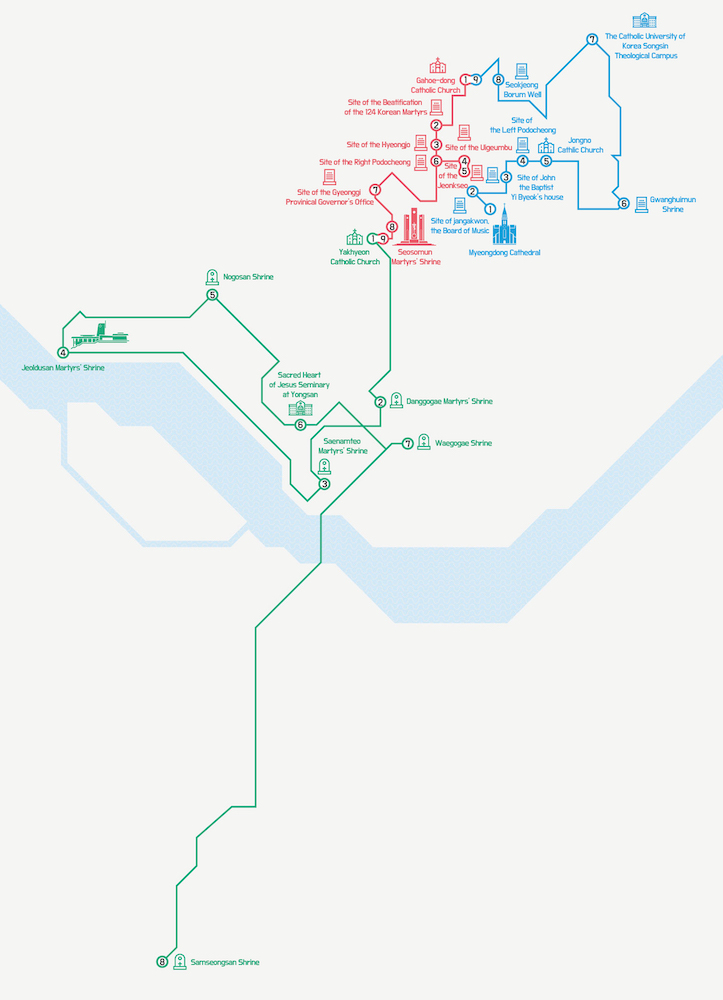 seoul pilgrimage route