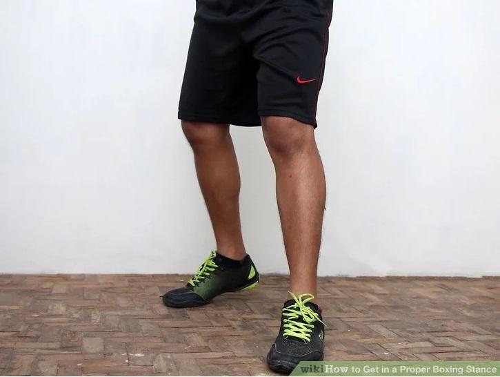 Feet position of boxer stance | WikiHow