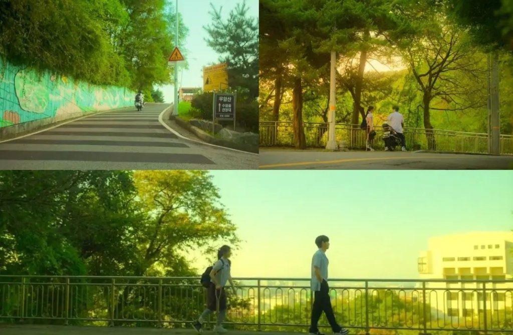 20th Century Girl Filming Locations - Street near Cheongju University