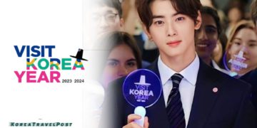 ASTRO cha eun woo visit korea 2023-2024 ambassador
