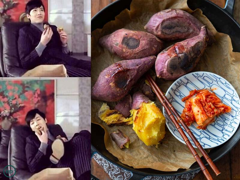 Sweet potato and kimchi food combination in “Bride of the Century” Korean drama. | Pinterest