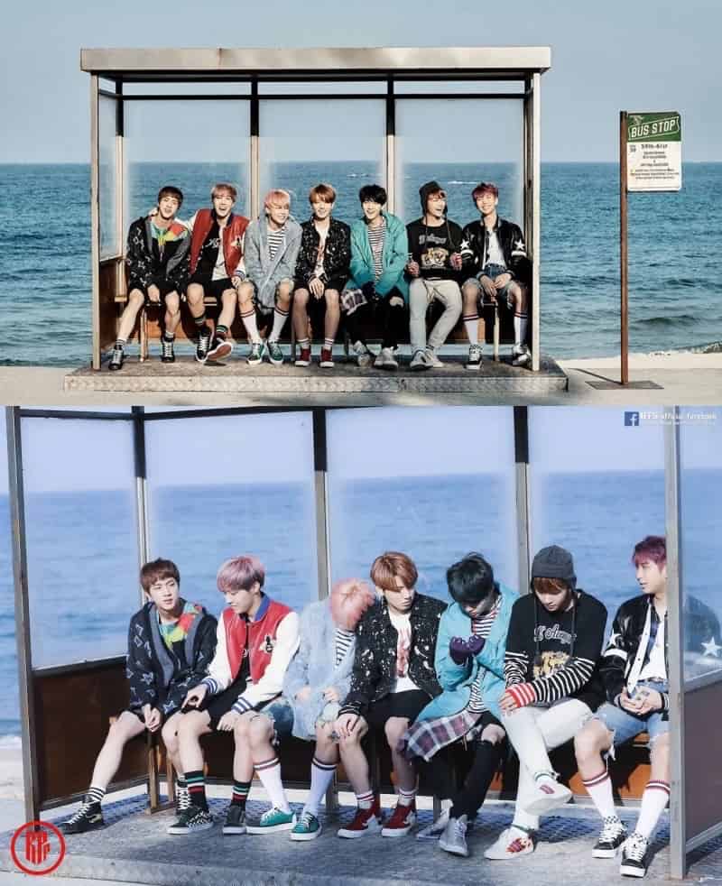 BTS Filming Locations - "You Never Walk Alone" Bus Stop & Jumunjin Beach