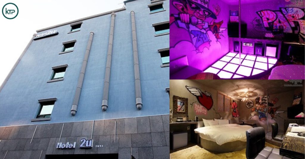 2U, graffiti & hiphop themed love hotel