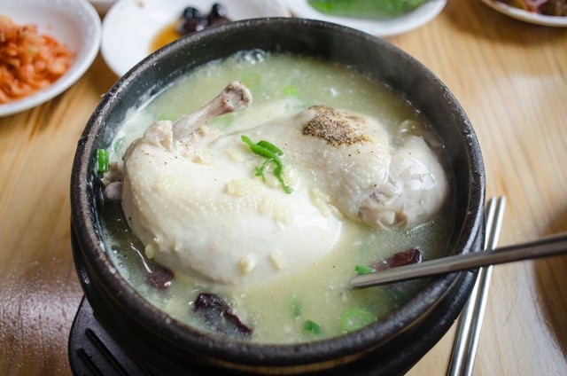 Traditional Korean Winter Soups -Samgyetang (삼계탕)