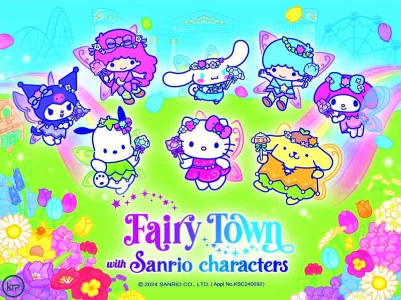 “Fairy Town with Sanrio Characters” Tulip Festival in Everland, Seoul, South Korea