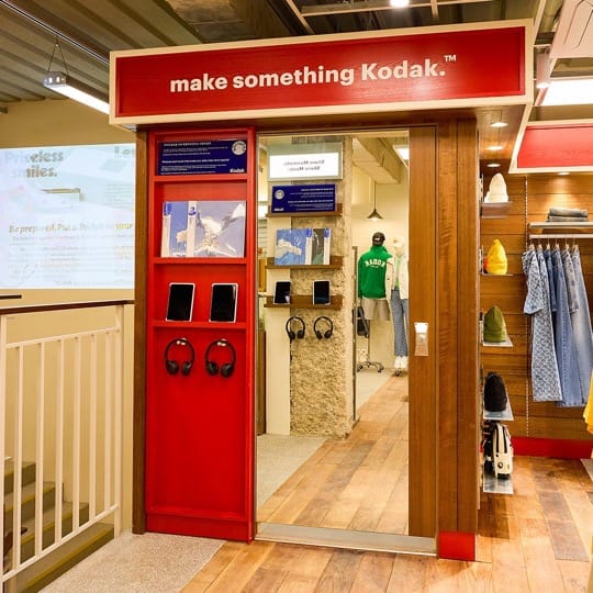 Kodak Apparel Store Corner Shop Seoul Korea