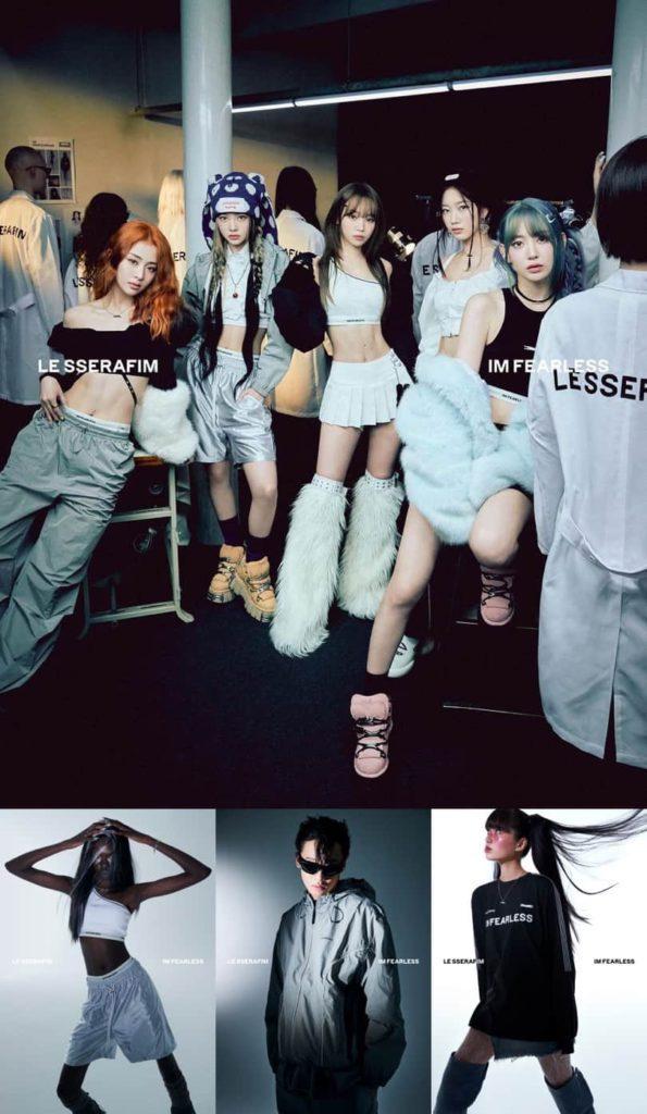 Kpop Group LE SSERAFIM's Pop-Up Stores Seoul,Tokyo