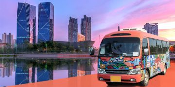 new city tour bus for Incheon South Korea Travel
