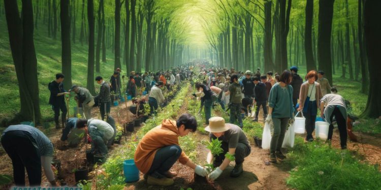 Singmogil in South Korea by visiting places like national parks and forests